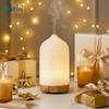 Seven-Color Light High-Quality Rhombic Texture Glass Aroma Diffuser 
