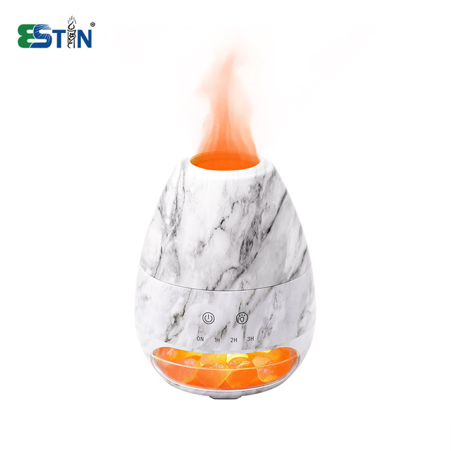 Saltstone Flame Lamp Ultrasonic Aromatherapy Diffuser