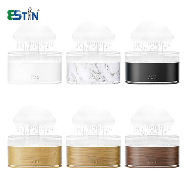 Cloud-shaped White Noise Diffuser Imitating Raindrop Shape