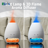 Saltstone Flame Lamp Ultrasonic Aromatherapy Diffuser