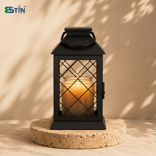 Vintage Lantern Candle Warmer Lamp – Dimmable Top-Down Candle Melter with 2/4/8H Timer