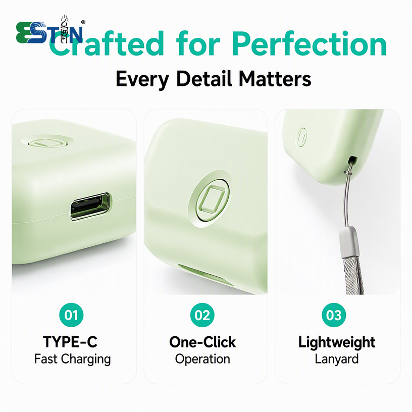 Portable Mini Handheld Fan – Lightweight Rechargeable Personal Fan with Type-C Charging