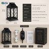 Vintage Lantern Candle Warmer Lamp – Dimmable Top-Down Candle Melter with 2/4/8H Timer