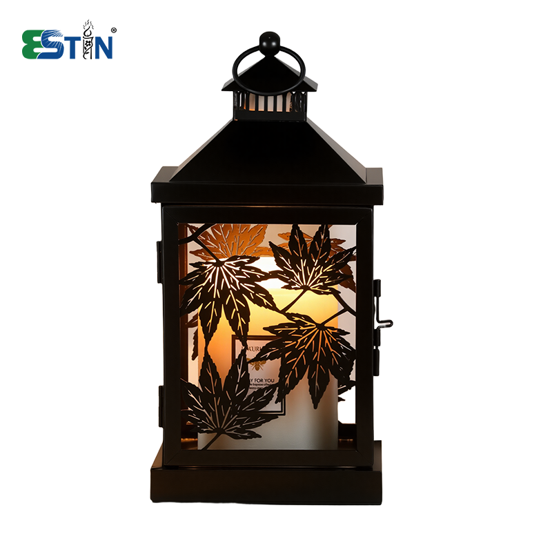 Vintage Maple Leaf Silhouette Candle Warmer Lamp – Flameless Scented Wax Melter for Home Decor & Gifts