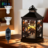 Vintage Maple Leaf Silhouette Candle Warmer Lamp – Flameless Scented Wax Melter for Home Decor & Gifts