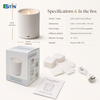 Rechargeable LED Candle Aroma Diffuser – Waterless Candle Essential Oil Diffuser